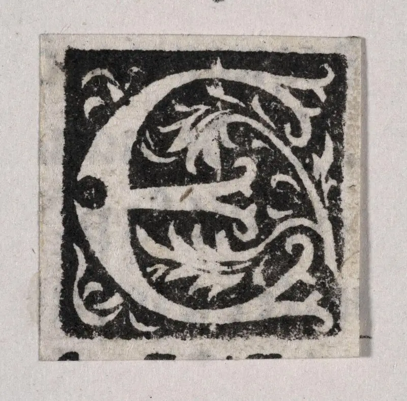 Initial letter — تصویر رکورد موزهٔ ویکتوریا و آلبرت