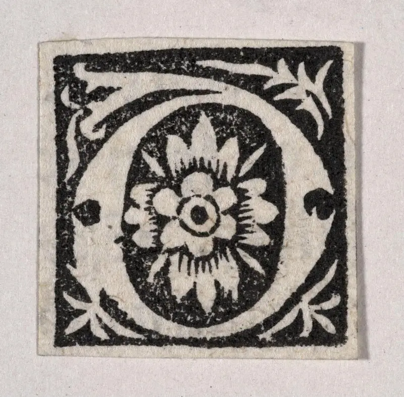 Initial letter — تصویر رکورد موزهٔ ویکتوریا و آلبرت