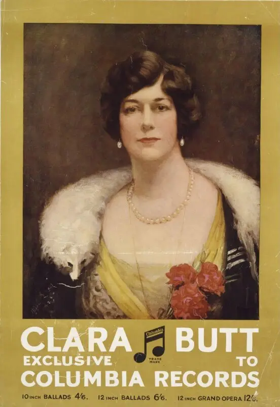 Poster: Clara Butt — تصویر رکورد موزهٔ ویکتوریا و آلبرت