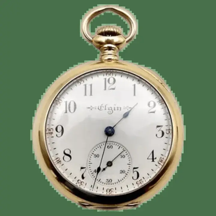 14K Gold Edwardian Elgin Ladies Pocket Watch – 1904 — عکس ۱ از رکورد آرشیو WatchMuseum