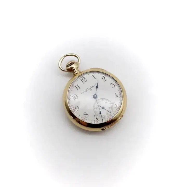14K Gold Edwardian Elgin Ladies Pocket Watch – 1904 — عکس ۲ از رکورد آرشیو WatchMuseum
