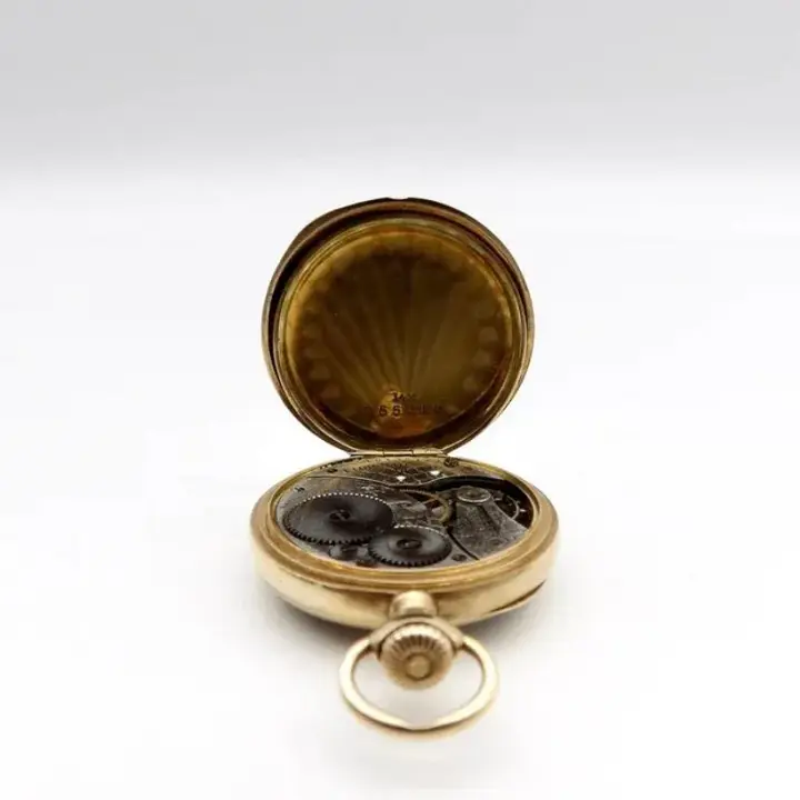 14K Gold Edwardian Elgin Ladies Pocket Watch – 1904 — عکس ۴ از رکورد آرشیو WatchMuseum