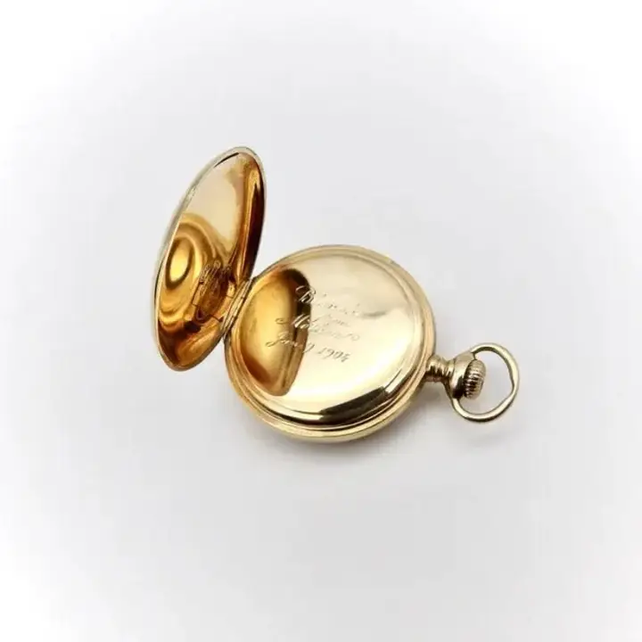 14K Gold Edwardian Elgin Ladies Pocket Watch – 1904 — عکس ۶ از رکورد آرشیو WatchMuseum