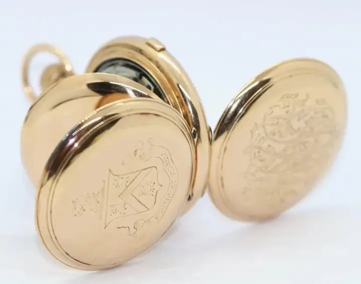 14K Gold American Watch Co. Waltham, Chronograph Repeater – 1895 — عکس ۴ از رکورد آرشیو WatchMuseum