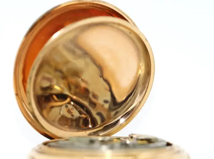 14K Gold American Watch Co. Waltham, Chronograph Repeater – 1895 — عکس ۸ از رکورد آرشیو WatchMuseum