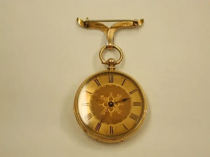 18 Carat Ladies Enamelled Watch with 9 Carat Pinned Bow – Circa 1890 — عکس ۲ از رکورد آرشیو WatchMuseum