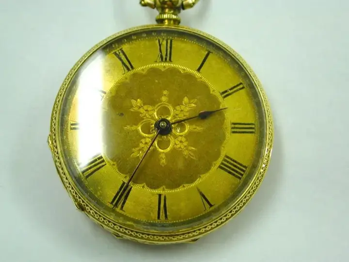 18 Carat Ladies Enamelled Watch with 9 Carat Pinned Bow – Circa 1890 — عکس ۳ از رکورد آرشیو WatchMuseum