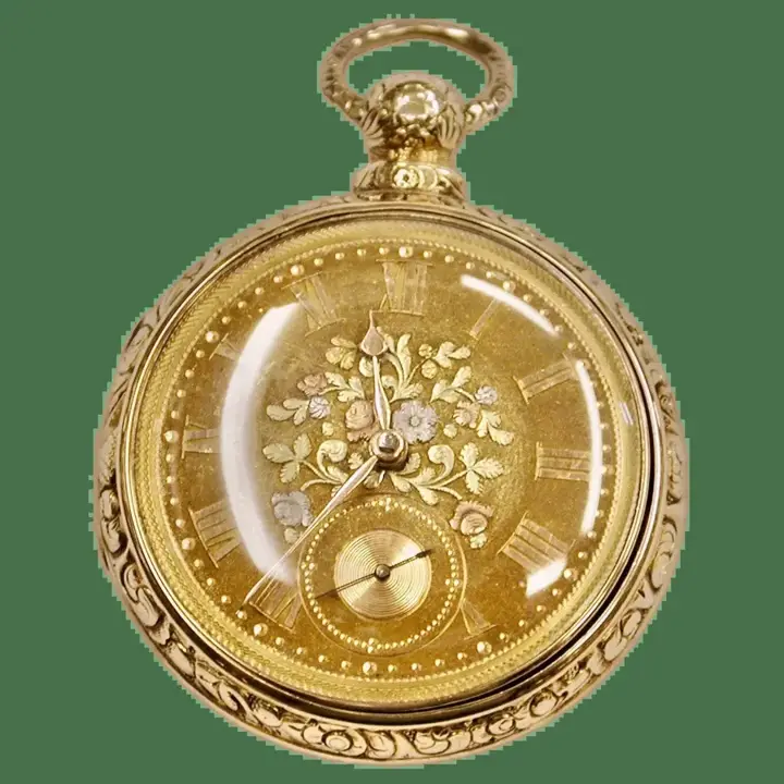 18ct Gold Pair-cased With Tri-coloured Face Chester – 1822 — عکس ۱ از رکورد آرشیو WatchMuseum