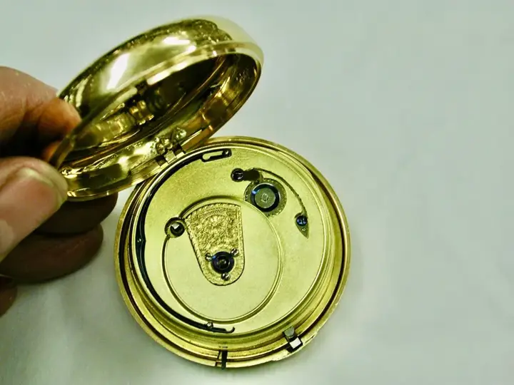 18ct Gold Pair-cased With Tri-coloured Face Chester – 1822 — عکس ۳ از رکورد آرشیو WatchMuseum