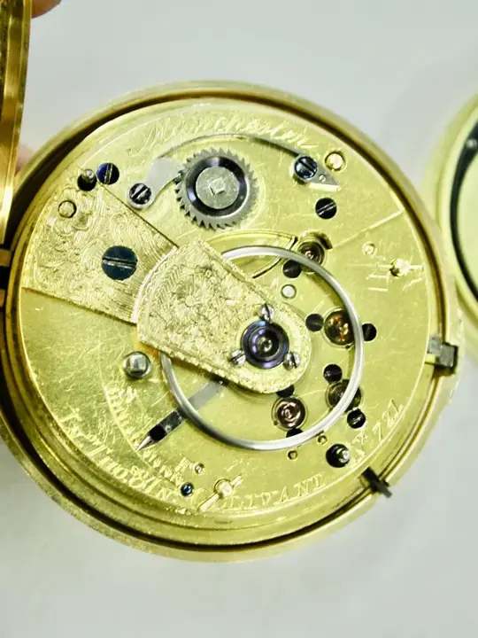 18ct Gold Pair-cased With Tri-coloured Face Chester – 1822 — عکس ۵ از رکورد آرشیو WatchMuseum