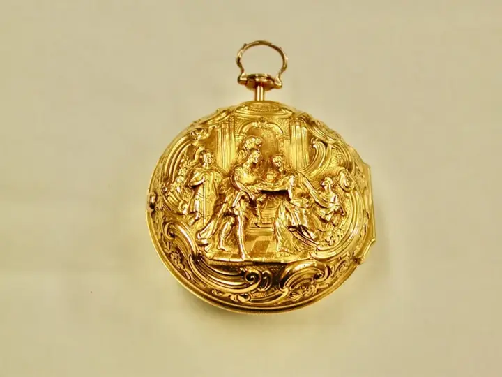22ct Gold Repousee Pair-Cased Pocket Watch Maker Thomas Rea – 1769 — عکس ۳ از رکورد آرشیو WatchMuseum