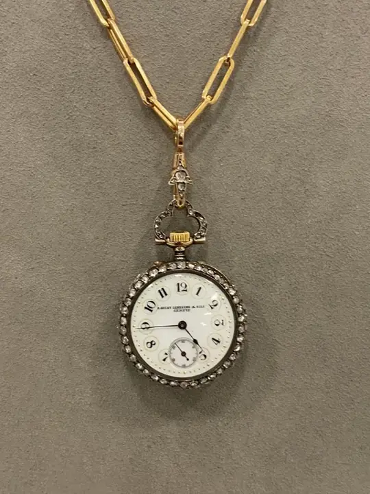 A. Golay Leresche Geneva Victorian Diamond Watch – Circa 1880’s — عکس ۶ از رکورد آرشیو WatchMuseum
