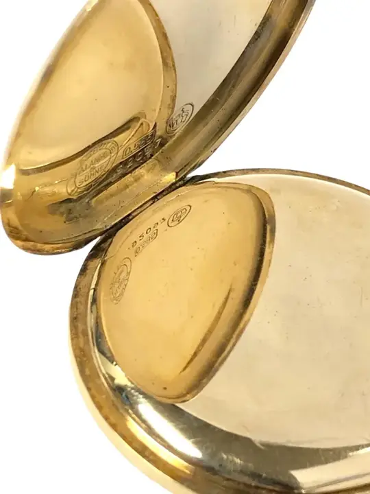 A. Lange & Sohne Glashutte Yellow Gold Pocket Watch – 1920s — عکس ۷ از رکورد آرشیو WatchMuseum