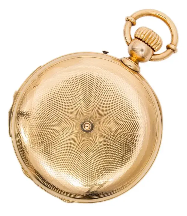 A & S Railway Gold Minute Repeating Pocket Watch Presented to J.H. Ramsey – 1865 — عکس ۶ از رکورد آرشیو WatchMuseum