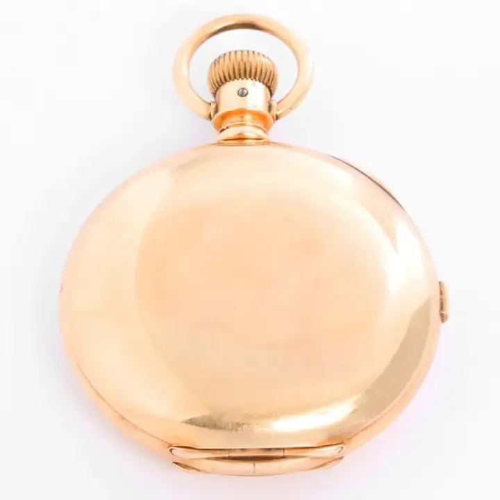 Agassiz Chronograph 14K Yellow Gold Pocket Watch – 20th Century — عکس ۳ از رکورد آرشیو WatchMuseum