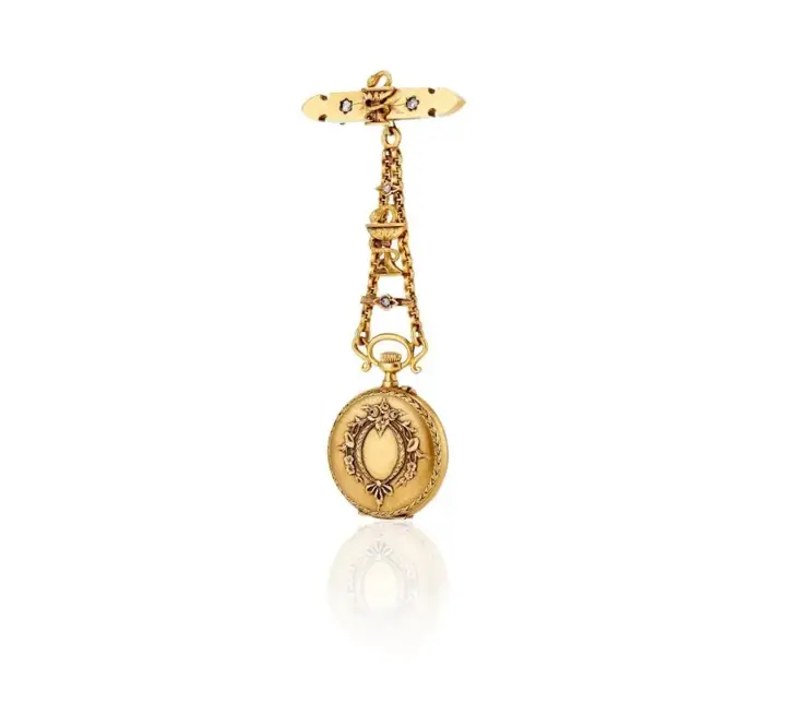 18K French Pocket Watch with Bowl of Hygieia – 1915 — عکس ۲ از رکورد آرشیو WatchMuseum