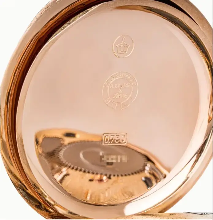 A. Lange & Sohne. Rose Gold Pocket Watch – 1920 — عکس ۵ از رکورد آرشیو WatchMuseum