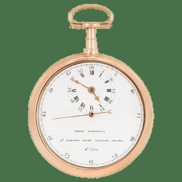 Peter Desmarais St. Martins Court Leister Square Rose Gold Pocket Watch – 1803 — عکس ۱ از رکورد آرشیو WatchMuseum