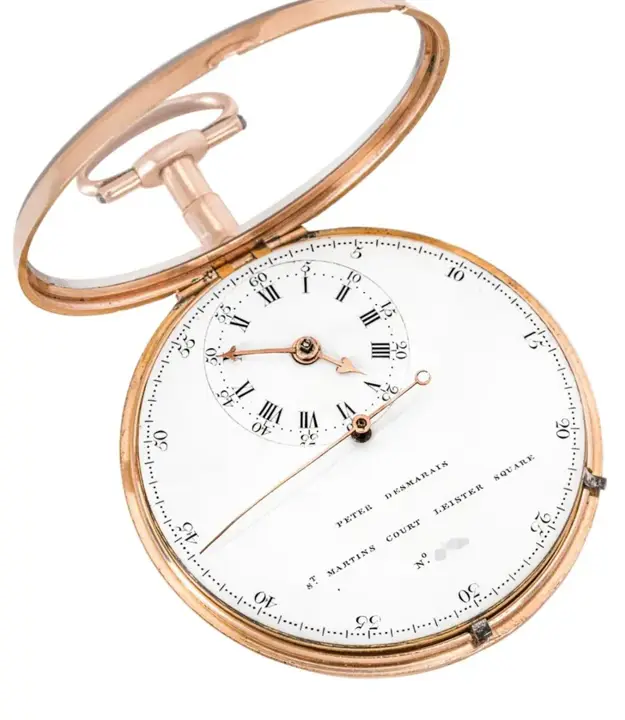 Peter Desmarais St. Martins Court Leister Square Rose Gold Pocket Watch – 1803 — عکس ۲ از رکورد آرشیو WatchMuseum