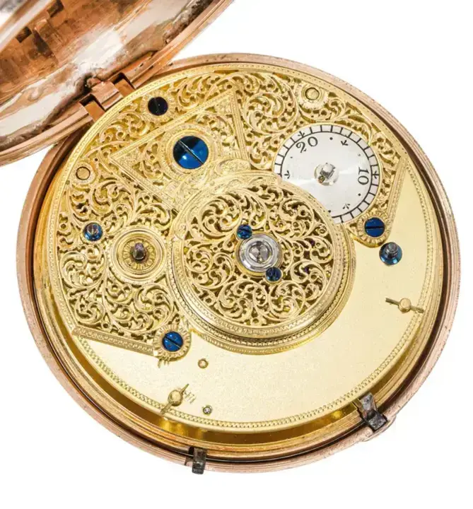 Peter Desmarais St. Martins Court Leister Square Rose Gold Pocket Watch – 1803 — عکس ۳ از رکورد آرشیو WatchMuseum