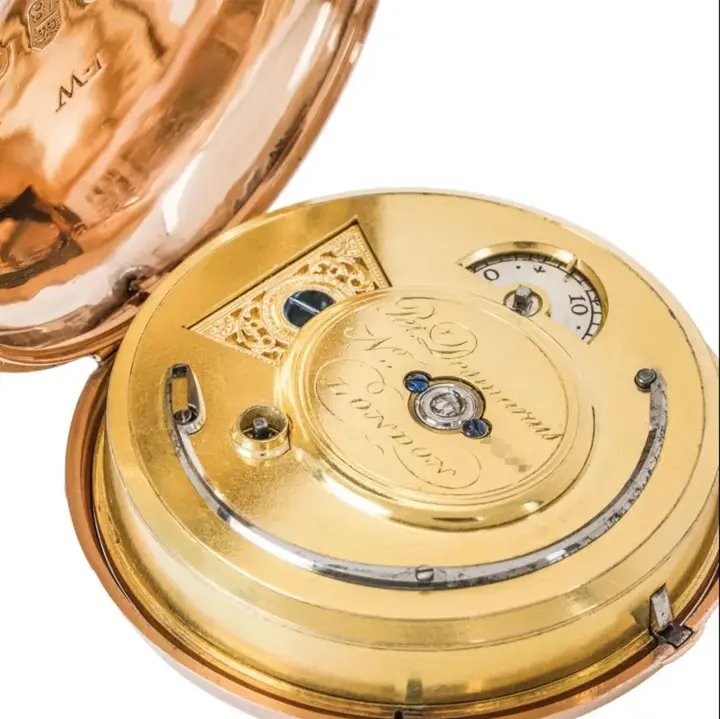 Peter Desmarais St. Martins Court Leister Square Rose Gold Pocket Watch – 1803 — عکس ۶ از رکورد آرشیو WatchMuseum