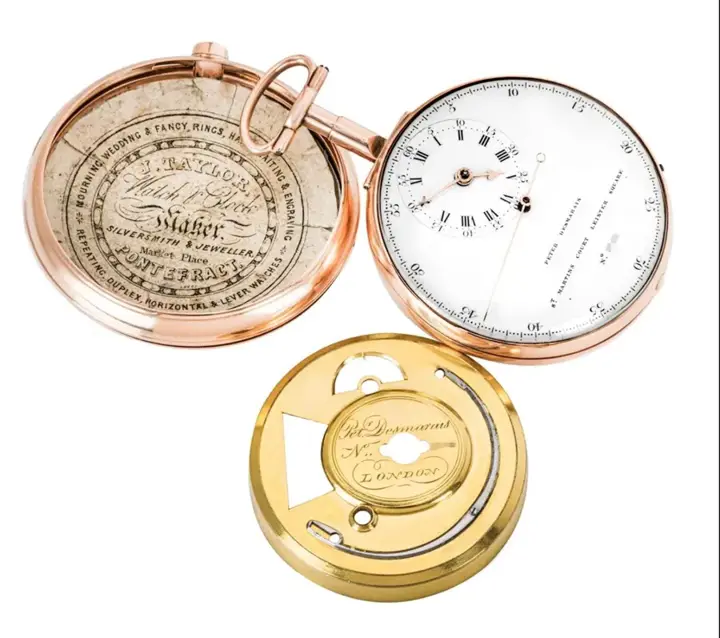 Peter Desmarais St. Martins Court Leister Square Rose Gold Pocket Watch – 1803 — عکس ۷ از رکورد آرشیو WatchMuseum