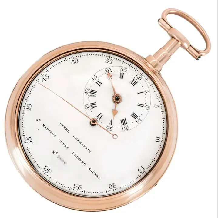 Peter Desmarais St. Martins Court Leister Square Rose Gold Pocket Watch – 1803 — عکس ۸ از رکورد آرشیو WatchMuseum