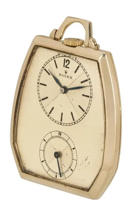 Rolex Prince 9CT Gold Lever Pocket Watch – C1930s — عکس ۲ از رکورد آرشیو WatchMuseum