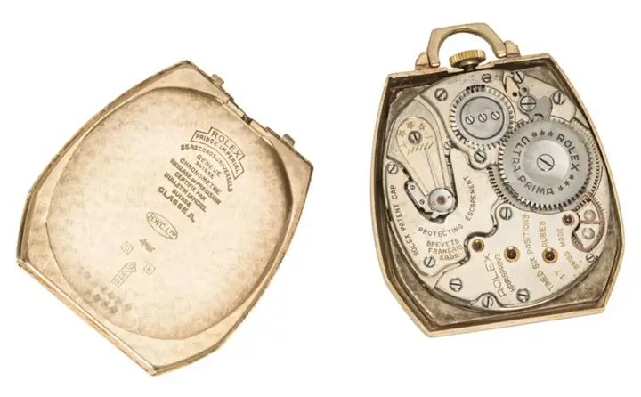 Rolex Prince 9CT Gold Lever Pocket Watch – C1930s — عکس ۵ از رکورد آرشیو WatchMuseum