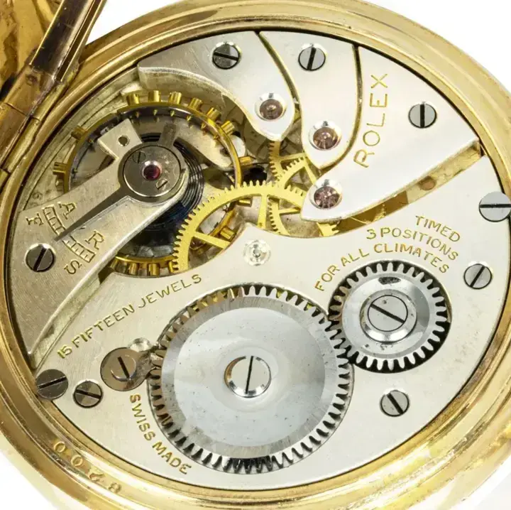 Antique Rolex Gold Plated Pocket Watch – C1920s — عکس ۳ از رکورد آرشیو WatchMuseum