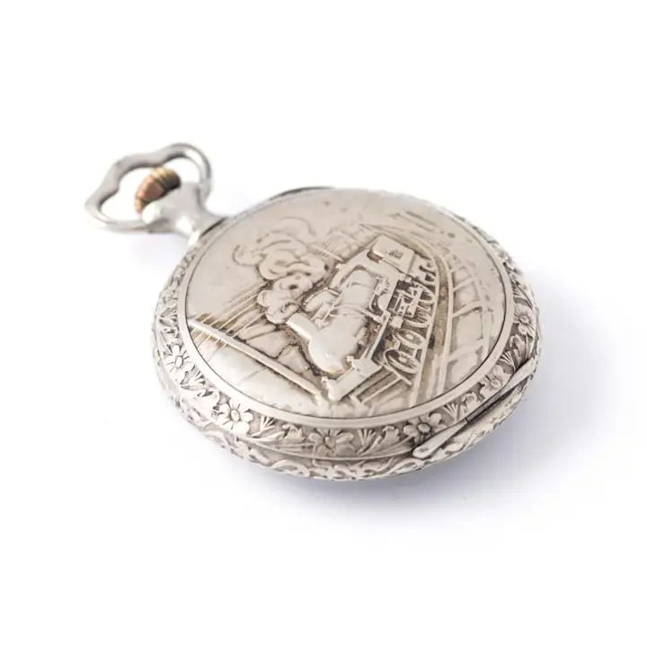Antique Silver Pocket Watch – Early 20th Century — عکس ۲ از رکورد آرشیو WatchMuseum