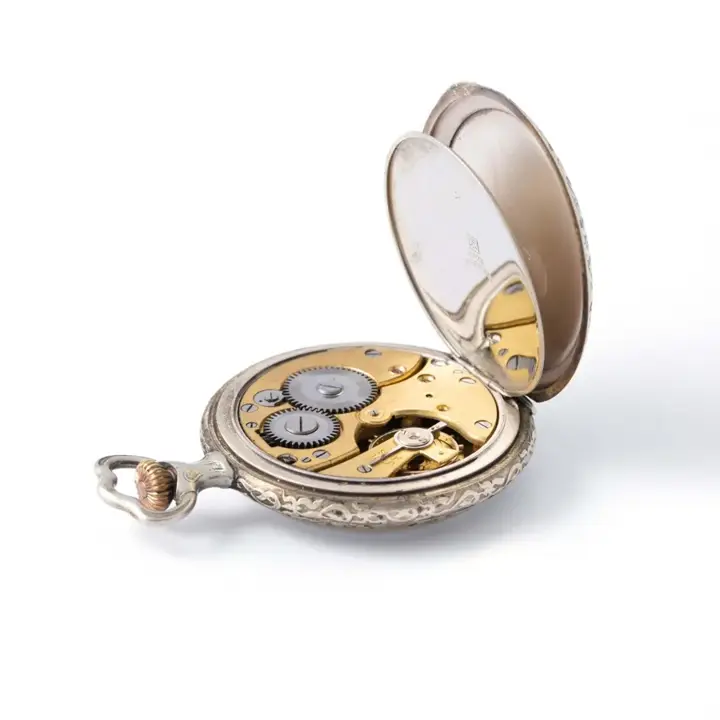 Antique Silver Pocket Watch – Early 20th Century — عکس ۳ از رکورد آرشیو WatchMuseum