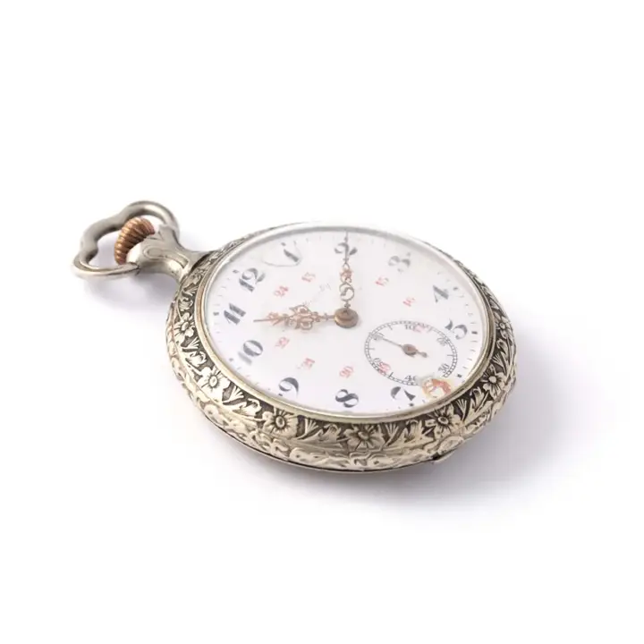 Antique Silver Pocket Watch – Early 20th Century — عکس ۵ از رکورد آرشیو WatchMuseum