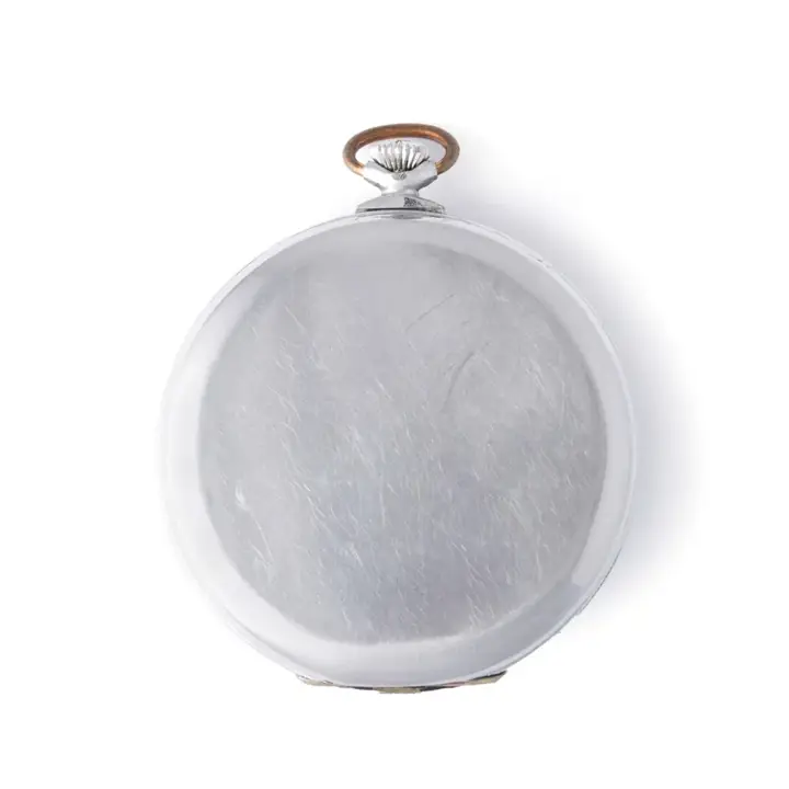 Antique Steel Pocket Watch – Early 20th Century — عکس ۵ از رکورد آرشیو WatchMuseum