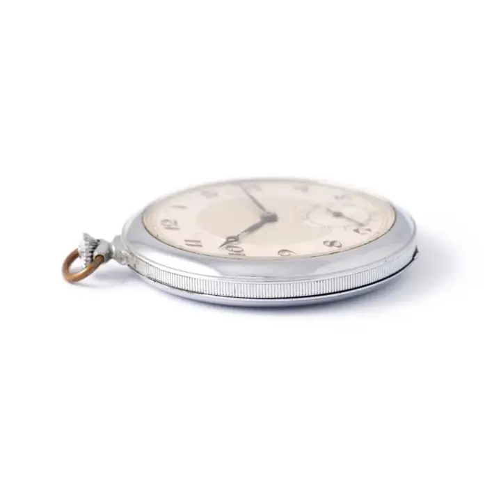 Antique Steel Pocket Watch – Early 20th Century — عکس ۶ از رکورد آرشیو WatchMuseum