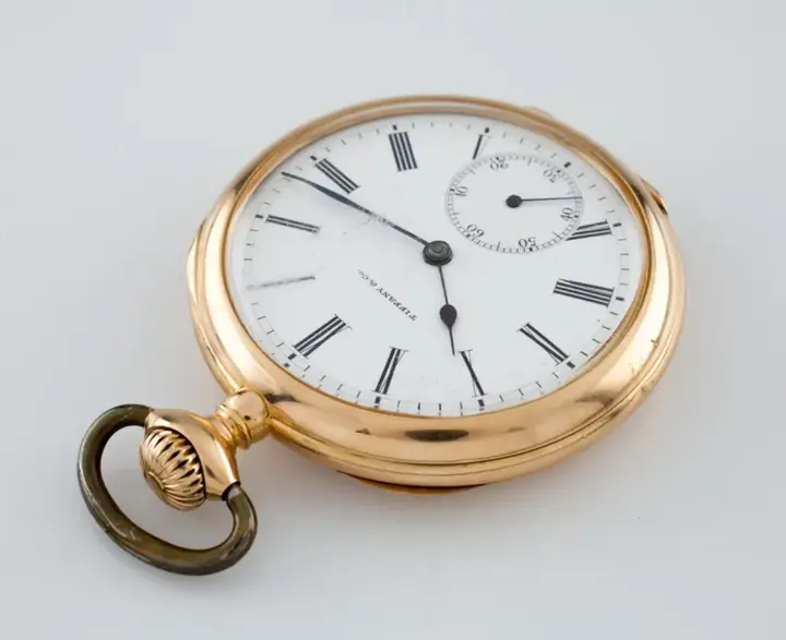 Tiffany & Co. 18k Yellow Gold Pocket Watch, Size 8 – 1900s — عکس ۳ از رکورد آرشیو WatchMuseum