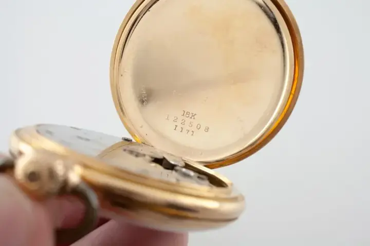 Tiffany & Co. 18k Yellow Gold Pocket Watch, Size 8 – 1900s — عکس ۴ از رکورد آرشیو WatchMuseum
