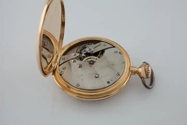Tiffany & Co. 18k Yellow Gold Pocket Watch, Size 8 – 1900s — عکس ۶ از رکورد آرشیو WatchMuseum