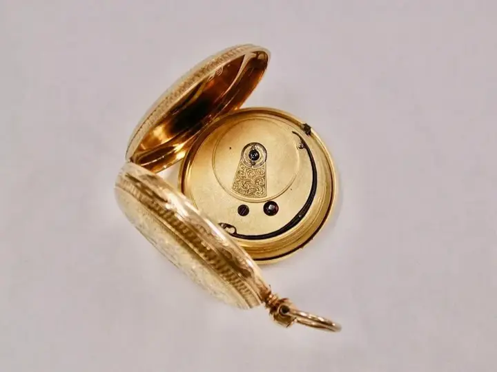 Victorian 18ct Pocket Watch ,Hallmarked In Chester – 1867 — عکس ۵ از رکورد آرشیو WatchMuseum