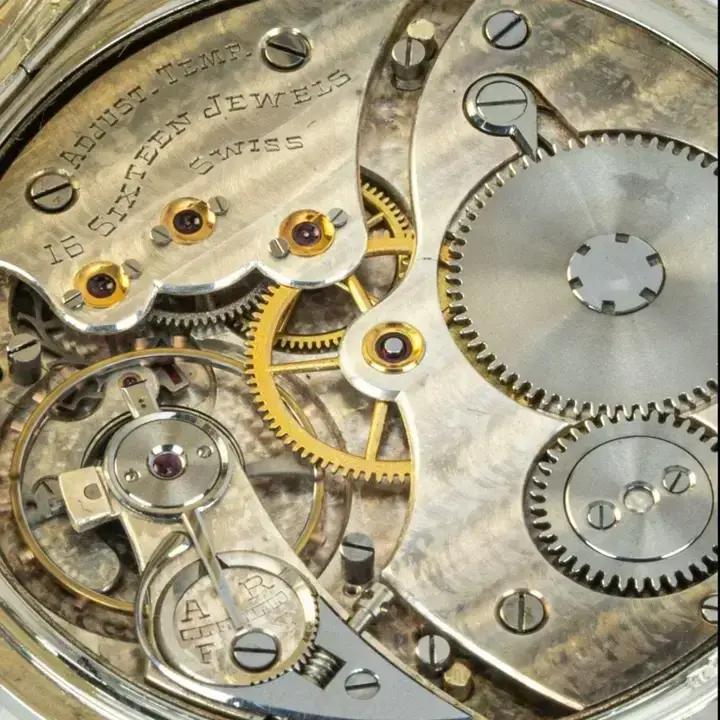 Asprey 18CT Two Gold Art Deco Dress Pocket Watch – C1920s — عکس ۳ از رکورد آرشیو WatchMuseum