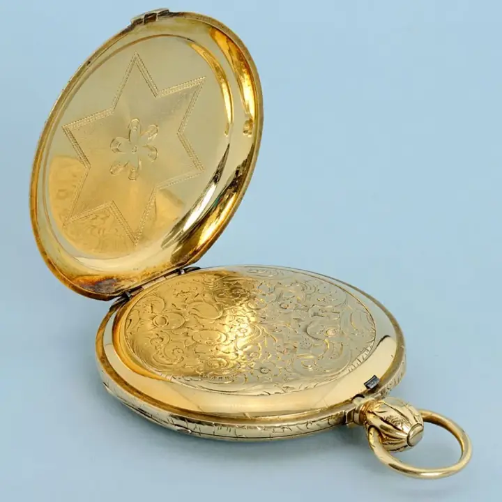 Cabriolet Gold Case Pocket Watch – Circa 1870 — عکس ۳ از رکورد آرشیو WatchMuseum