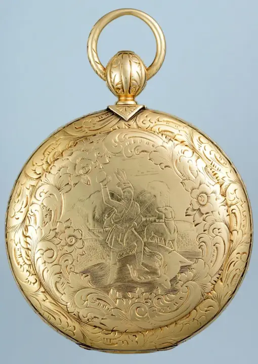 Cabriolet Gold Case Pocket Watch – Circa 1870 — عکس ۵ از رکورد آرشیو WatchMuseum