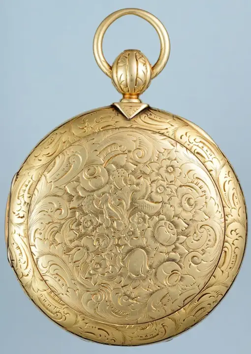 Cabriolet Gold Case Pocket Watch – Circa 1870 — عکس ۶ از رکورد آرشیو WatchMuseum