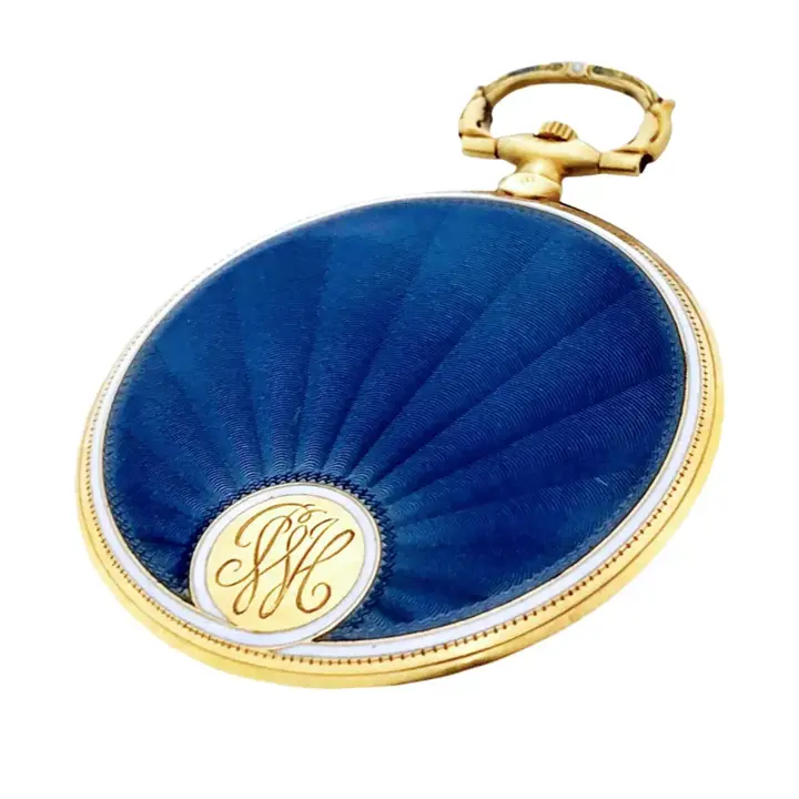 Cartier EWC Gold and Enamel Pocket Watch – 1920s — عکس ۲ از رکورد آرشیو WatchMuseum