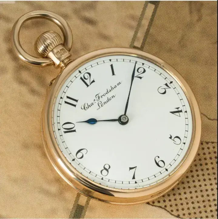 Charles Frodsham Gold Keyless Lever Pocket Watch – C1890s — عکس ۲ از رکورد آرشیو WatchMuseum