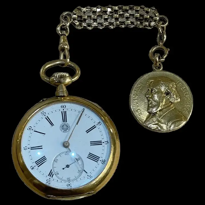 Charles Humbert Fils 18 Karat Pocket Watch – 1901 — عکس ۱ از رکورد آرشیو WatchMuseum