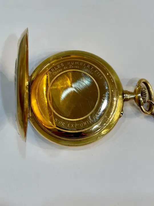 Charles Humbert Fils 18 Karat Pocket Watch – 1901 — عکس ۳ از رکورد آرشیو WatchMuseum