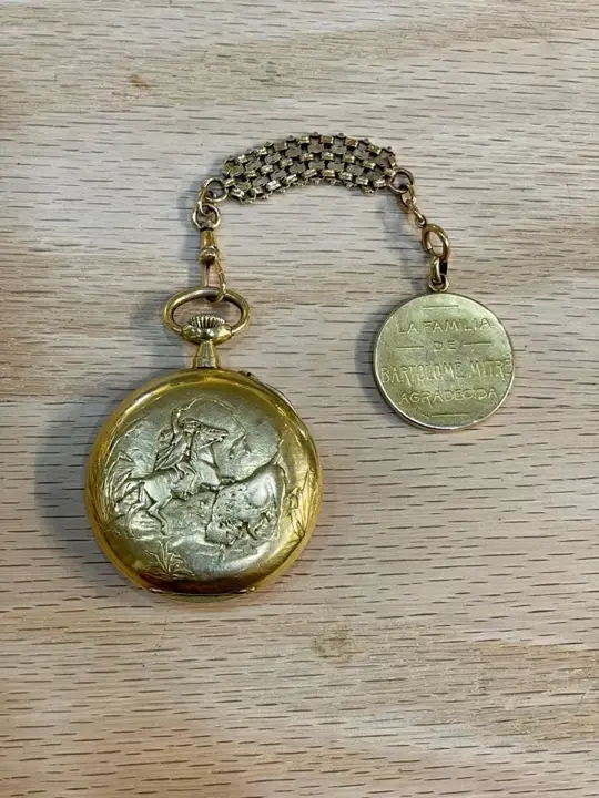 Charles Humbert Fils 18 Karat Pocket Watch – 1901 — عکس ۴ از رکورد آرشیو WatchMuseum