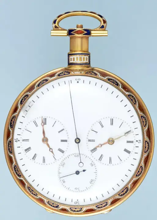 CHINESE MARKET GOLD AND ENAMEL CAPTAINS WATCH – 1820 — عکس ۳ از رکورد آرشیو WatchMuseum