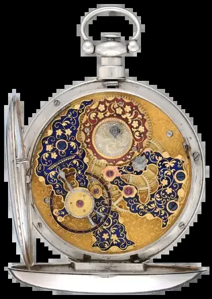 Chinese MarketWith Enamelled Movement – Circa 1860 — عکس ۱ از رکورد آرشیو WatchMuseum